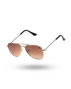 OKULARY DZIECIĘCE SLIDE GOLD FLASH BROWN 00-550