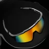 OKULARY GRIP BLACK FLASH RED MIRROR 01-110