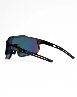 OKULARY GRIP BLACK FLASH RED MIRROR 01-110