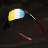 OKULARY HUSH BLACK MAT RED MIRROR 01-94
