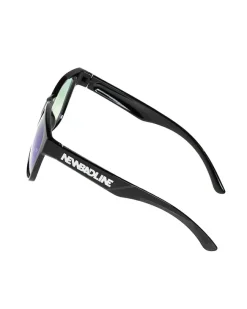 OKULARY SHADE BLACK FLASH GREEN MIRROR 00-606
