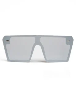 OKULARY SHATTER BLACK FLASH SILVER MIRROR 01-120