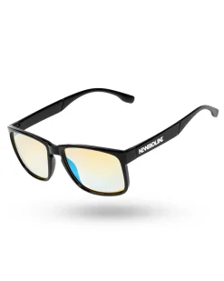 OKULARY SLASH BLACK FLASH YELLOW MIRROR 00-603