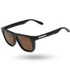 OKULARY STEEZ POLARIZED BLACK MAT BROWN 01-125