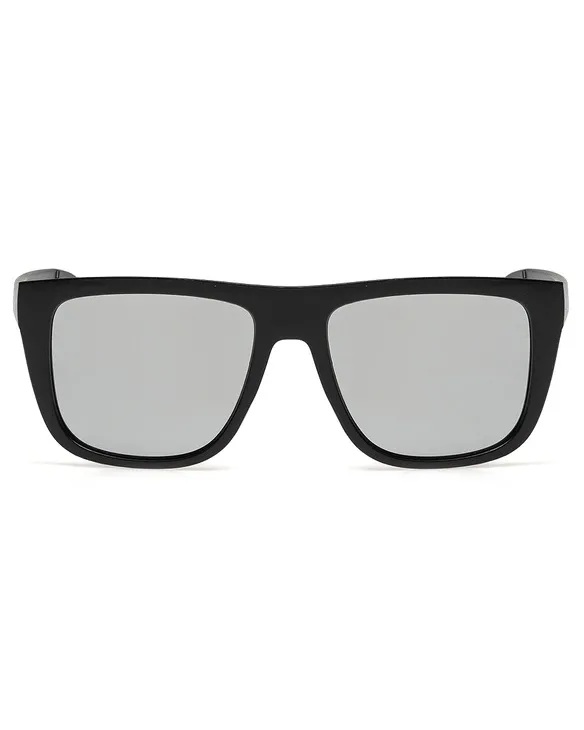 OKULARY STEEZ POLARIZED BLACK MAT SILVER MIRROR 01-126