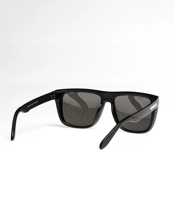OKULARY STEEZ POLARIZED BLACK MAT SILVER MIRROR 01-126