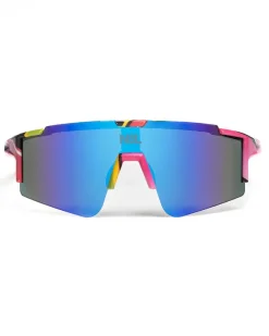 OKULARY SWOOP COLORFUL MAT NAVY MIRROR 01-115