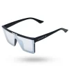 OKULARY TOKYO BLACK FLASH SILVER MIRROR 00-360
