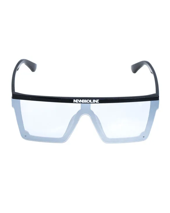 OKULARY TOKYO BLACK FLASH SILVER MIRROR 00-360
