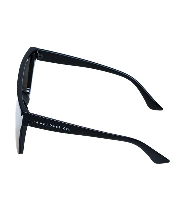OKULARY TOKYO BLACK FLASH SILVER MIRROR 00-360