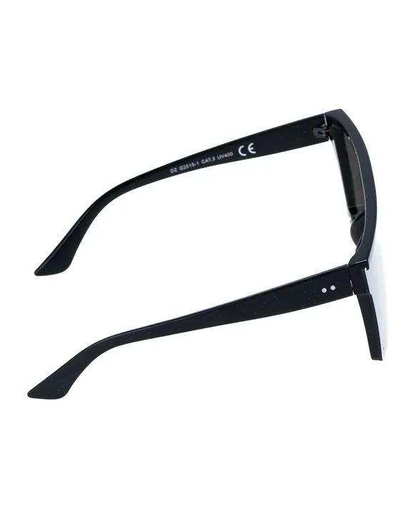 OKULARY TOKYO BLACK FLASH SILVER MIRROR 00-360