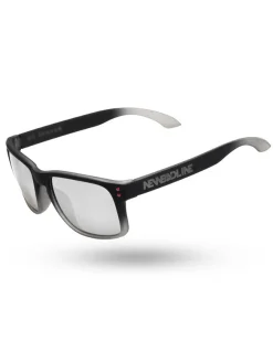 OKULARY TONAL DOTS BLACK / GREY RUBBER SILVER MIRROR 01-72