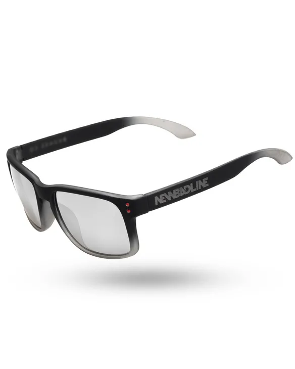 OKULARY TONAL DOTS BLACK / GREY RUBBER SILVER MIRROR 01-72