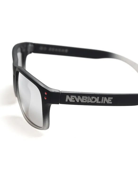 OKULARY TONAL DOTS BLACK / GREY RUBBER SILVER MIRROR 01-72