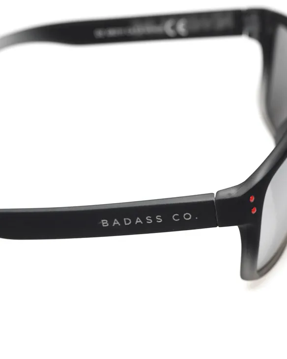 OKULARY TONAL DOTS BLACK / GREY RUBBER SILVER MIRROR 01-72
