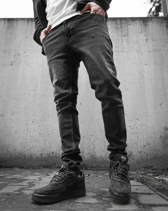 Spodnie Jeans Fly Black
