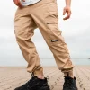Spodnie Materiałowe Jogger New Bad Line Cargo Ripstop Beige